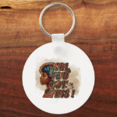 メタルサークルキーチェーン – 女の子、こ得れ！ キーホルダー (正面)