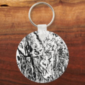 メタルサークルキーチェーン、5.08 cm キーホルダー (裏面)