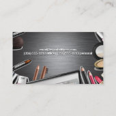 メタルシルバーブラシ付き名刺 名刺 (裏面)