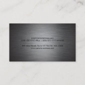 メタルシルバーブラシ 名刺 (裏面)