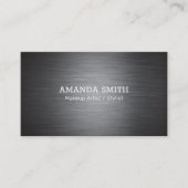 メタルシルバーブラシ 名刺 (正面)