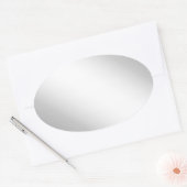 メタルシルバールック 楕円形シール (封筒)