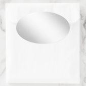 メタルシルバールック 楕円形シール (バッグ)