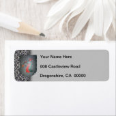 メタルシールドドラゴンチェーンメールグレ離れー ラベル (インサイチュ)