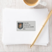 メタルシールド中世ライオングレーパーチメント ラベル (インサイチュ)