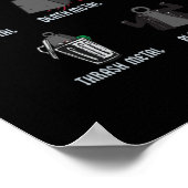 メタルジェンレスロックミュージックロック懸命ロック ポスター (角)