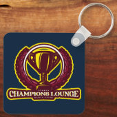 メタルスクエアキーチェーン、2.25インチx 2.25インチ キーホルダー (裏面)