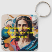 メタルスクエアキーホルダー キーホルダー (裏面)