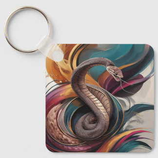 メタルスクエアキーホルダー キーホルダー