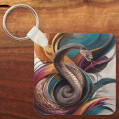 メタルスクエアキーホルダー キーホルダー (正面)