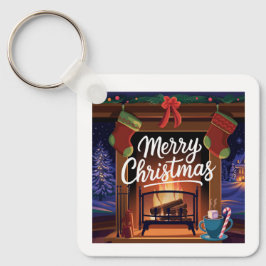 メタルスクエアキーホルダー キーホルダー