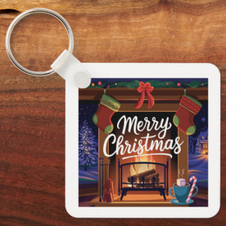 メタルスクエアキーホルダー キーホルダー