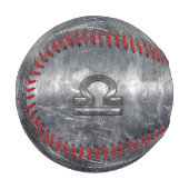 メタルスタイル〔占星術の〕十二宮図標識 野球ボール (正面左)