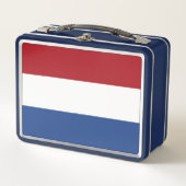 メタルステンレスランチボックスとオランダフラグ メタルランチボックス (正面)