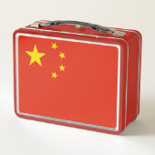 メタルステンレスランチボックスと中国フラグ メタルランチボックス (裏面)