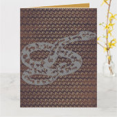 メタルスネーク誕生日 カード (黄色い花)