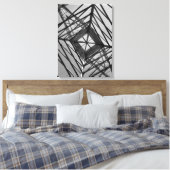 メタルタワーの中心 キャンバスプリント (インサイチュ (寝室))