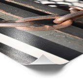 メタルチェーンリンクフェンスオリジナルNYC写真 フォトプリント            (角)