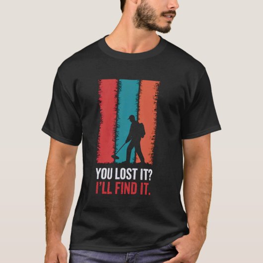 メタルディテクター探し物トレジャー探し Tシャツ (正面)