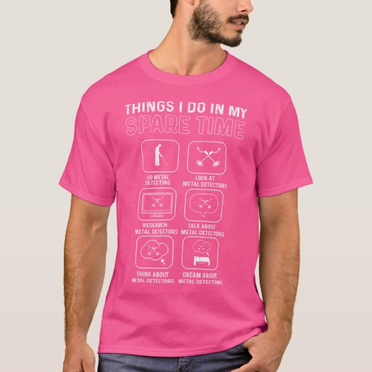メタルディテクター レリックハンティング 金属探知 Tシャツ (正面)