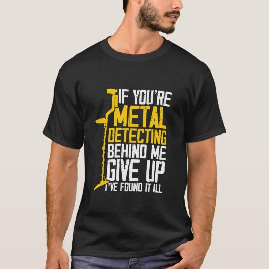 メタルデテクター お宝探し 金属探知機 Tシャツ (正面)