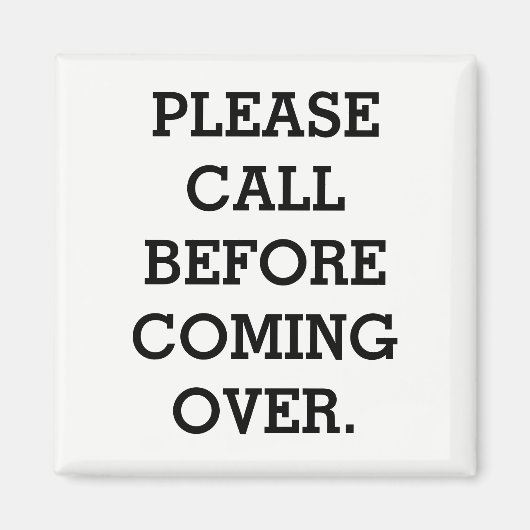 メタルドアマグネット「CALL BEFORE'来'OVER」 マグネット (正面)