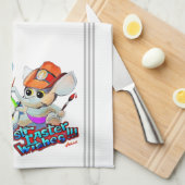 メタルファントイースターキッチンタオル キッチンタオル (四つ折り)