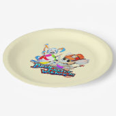 メタルファントイースター紙プレート（黄色） ペーパープレート (アングル)