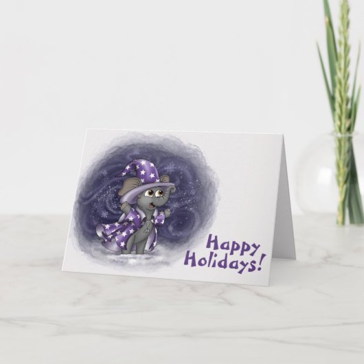 メタルファントウィルバーインウィンターホリデーカード カード (正面)