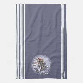 メタルファントウィルバー雪エンジェルズキッチンタオル キッチンタオル