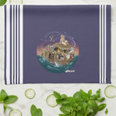 メタルファントウィルバー&ノアリーのアークキッチンタオル キッチンタオル (折り畳み)