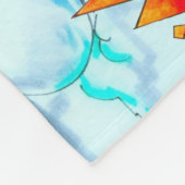 メタルファントウィンターシーンフリースブランケット フリースブランケット (角)