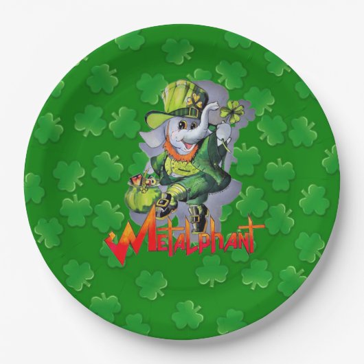 メタルファントサンファントリック紙プレート ペーパープレート (正面)