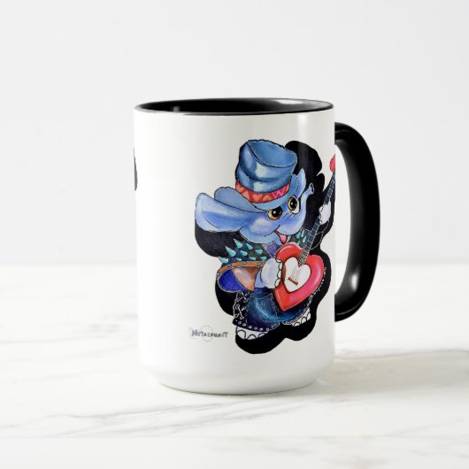 メタルファントハートギターマグ マグカップ (正面右)