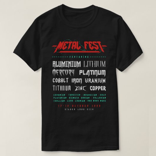 メタルフェスクラシックトTシャツ Tシャツ (デザイン正面)