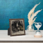 メタルフレームフェイク付きスタンド写真HAMbWG フォトプラーク (インサイチュ)