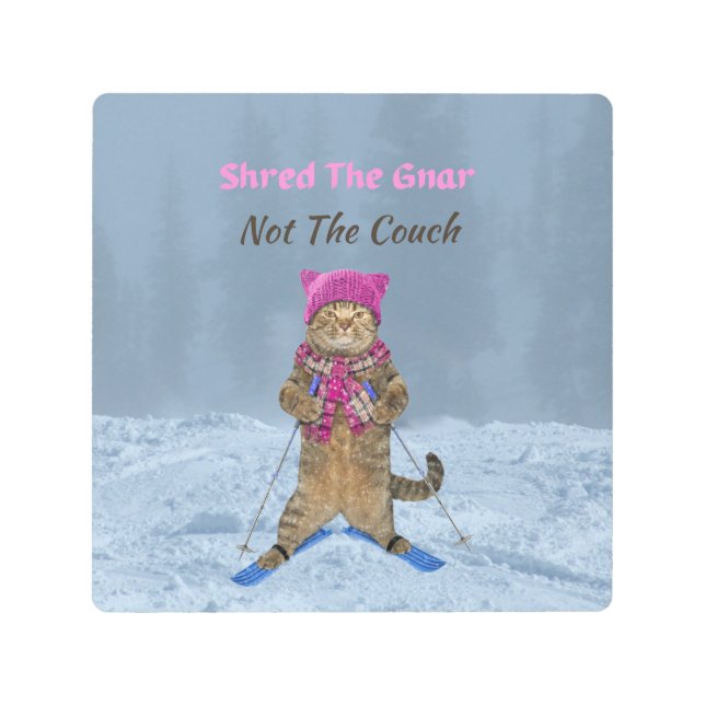 メタルプリント、グナースキーキャットを共有 メタルプリント (正面)