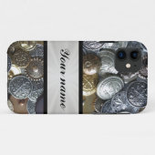 メタルボタンコレクション Case-Mate iPhoneケース (裏面(横))