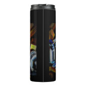 メタルボルポップ・アートのトパーソナライズされた タンブラー (裏面)