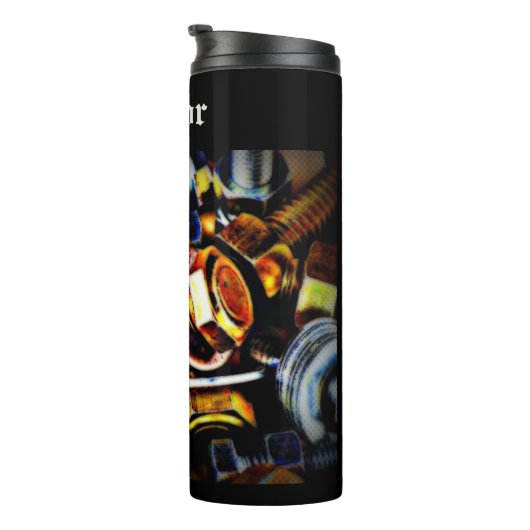 メタルボルポップ・アートのトパーソナライズされた タンブラー (回転右)