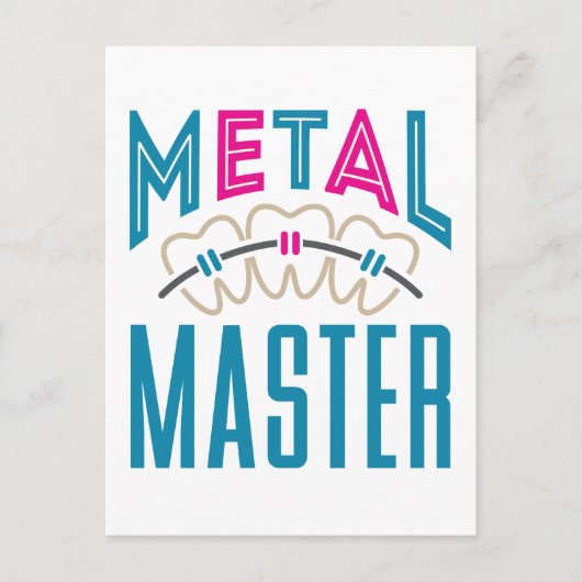 メタルマスター歯科矯正医ブレース ポストカード (正面)