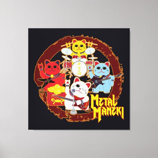 メタルマネキ キャンバスプリント (正面)