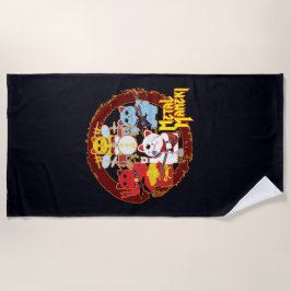 メタルマネキ ビーチタオル