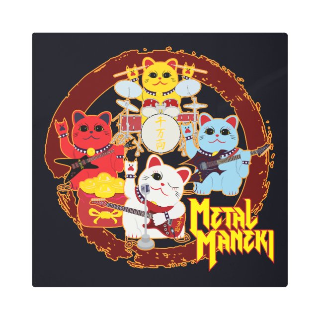 メタルマネキ メタルプリント (正面)