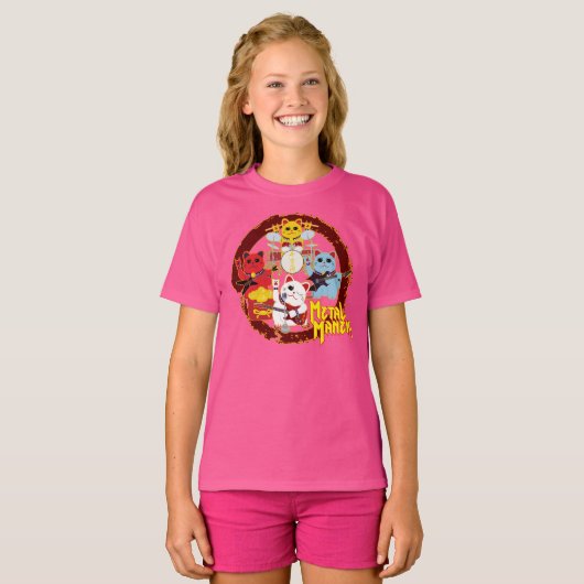 メタルマネキ Tシャツ (正面フル)