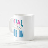 メタルモードオン歯科矯正医歯列矯正ブレース コーヒーマグカップ (正面左)