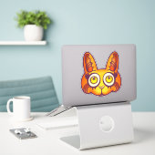 メタルラビット シール (デスク上のノートパソコン)