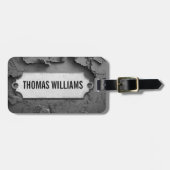 メタルラベルオンロ素朴ック ラゲッジタグ (正面横)