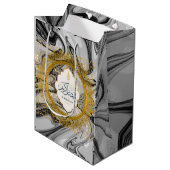 メタルラマモダンダン ミディアムペーパーバッグ (正面アングル)