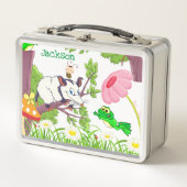 メタルランチボックスチックポッサムフロッグランチディナー メタルランチボックス (正面)